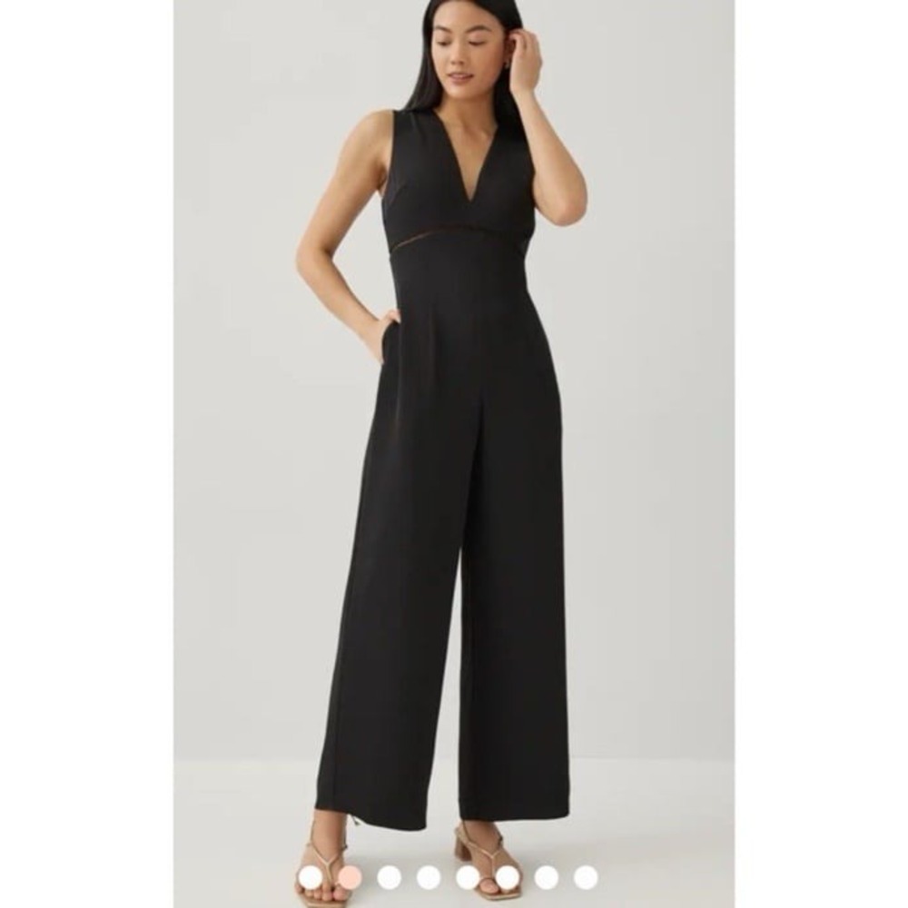 Love Bonito Ottlie Black Padded Ladder Trum Jumpsuit Sexy Cache Anthro Y2K‎